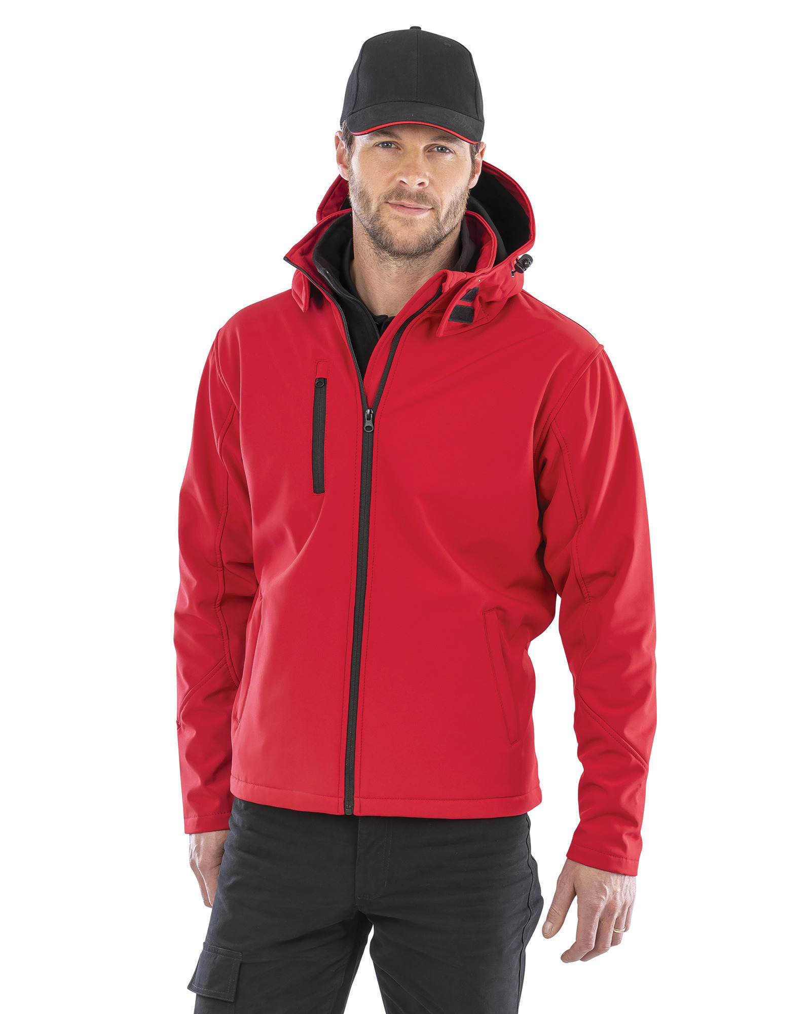 Result Veste Softshell Capuche Homme TX Performance R230M – Image 2