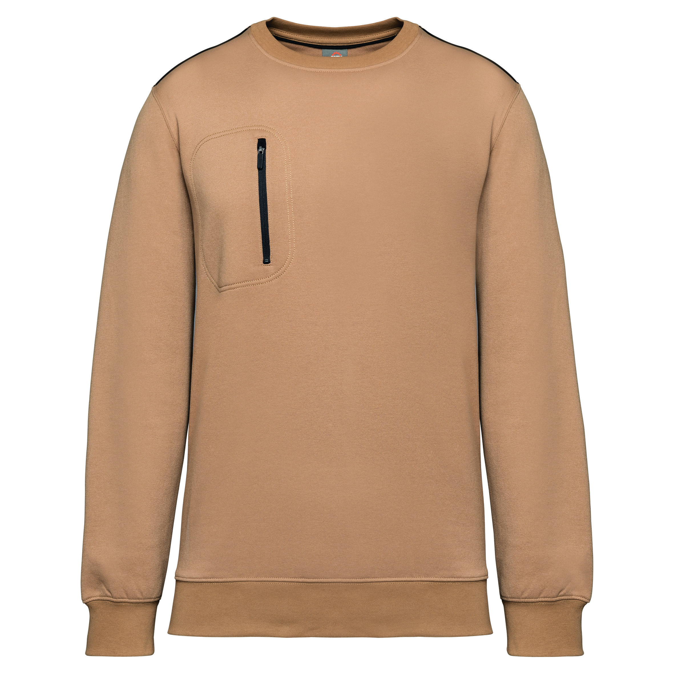 Wk. Designed To Work Sweat-shirt Day To Day zip poche contrastée unisexe WK403 – Image 9