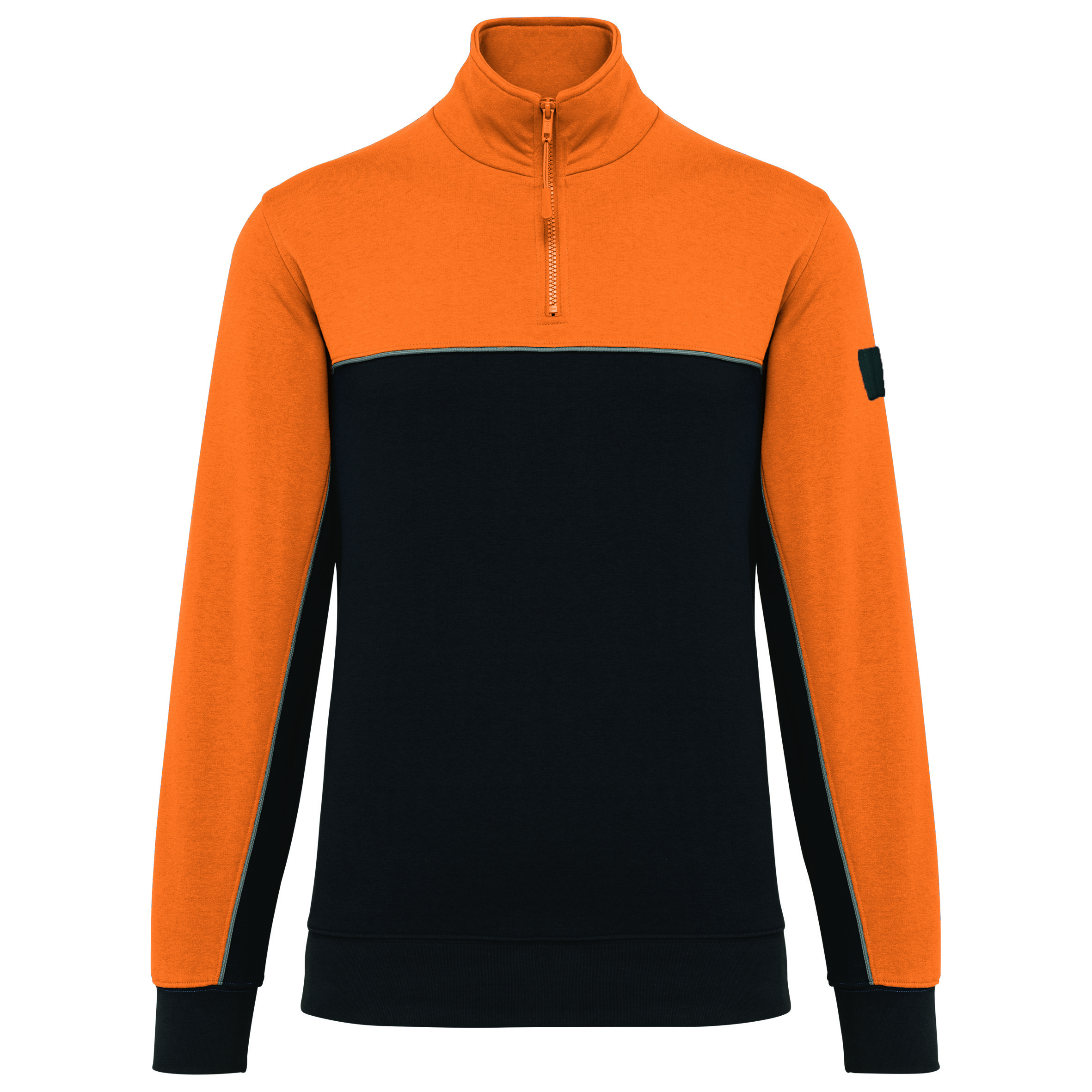 Wk. Designed To Work Sweat-shirt écoresponsable col zippé unisexe WK404 – Image 7