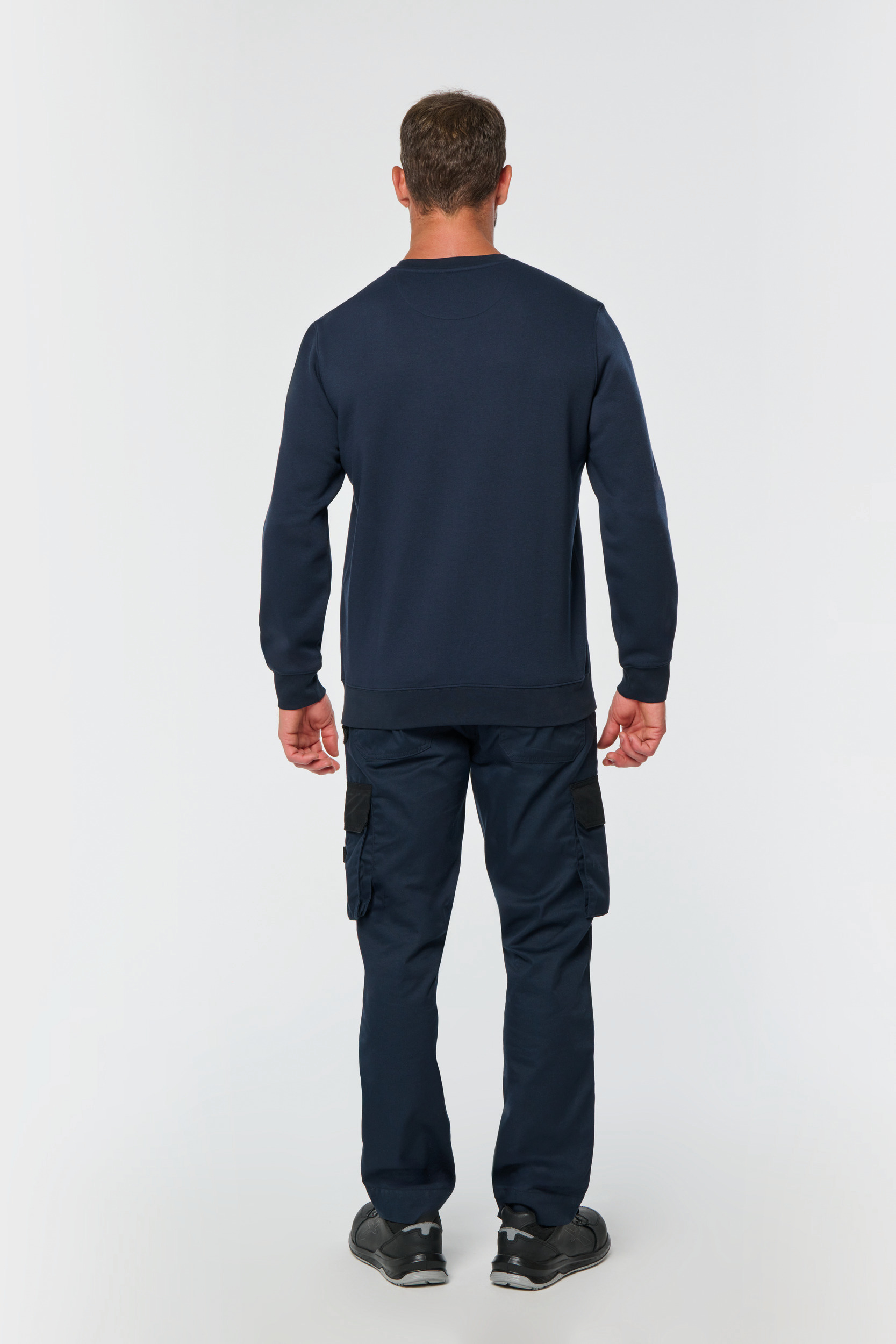 Wk. Designed To Work Sweat-shirt Day To Day zip poche contrastée unisexe WK403 – Image 3