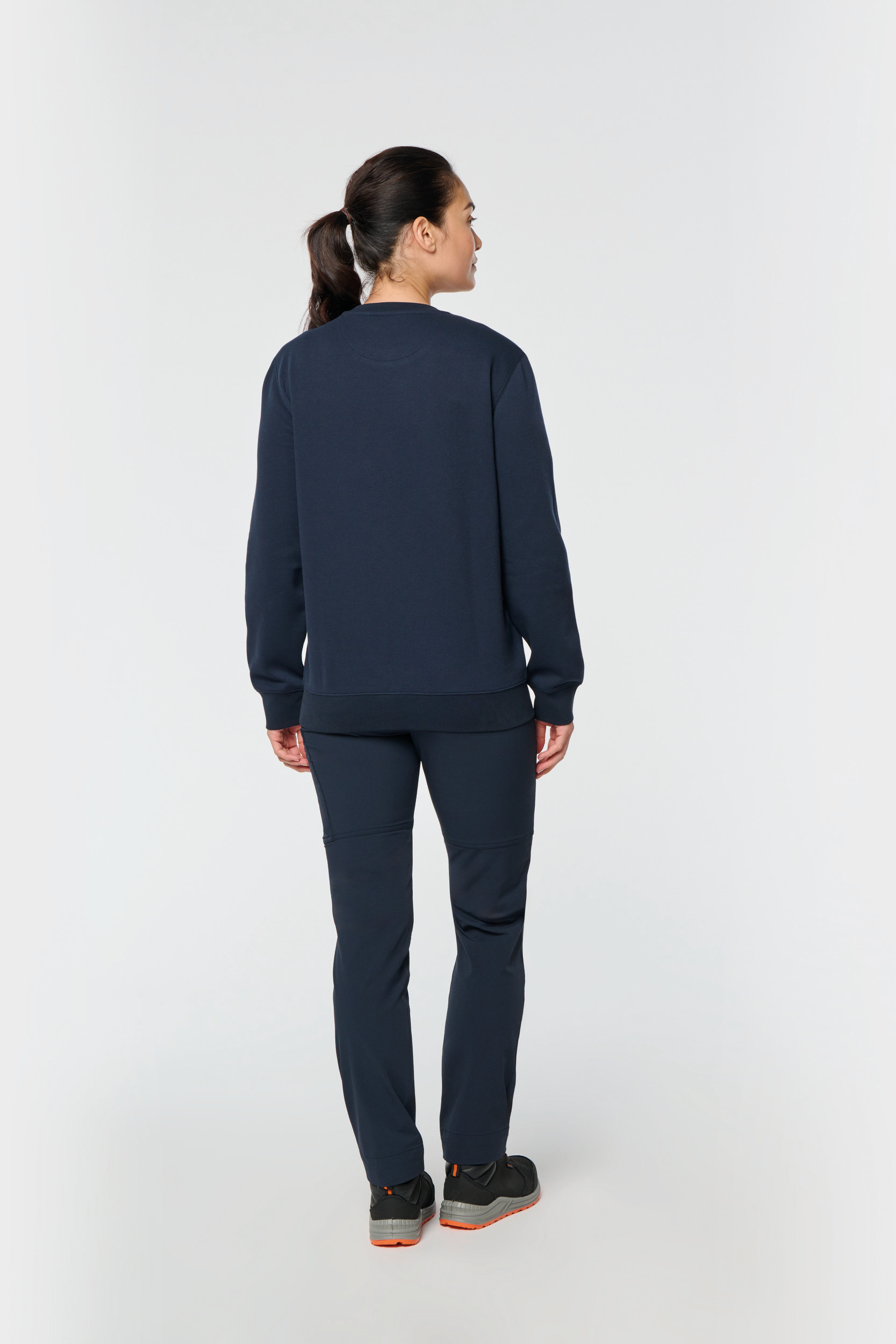 Wk. Designed To Work Sweat-shirt Day To Day zip poche contrastée unisexe WK403 – Image 4