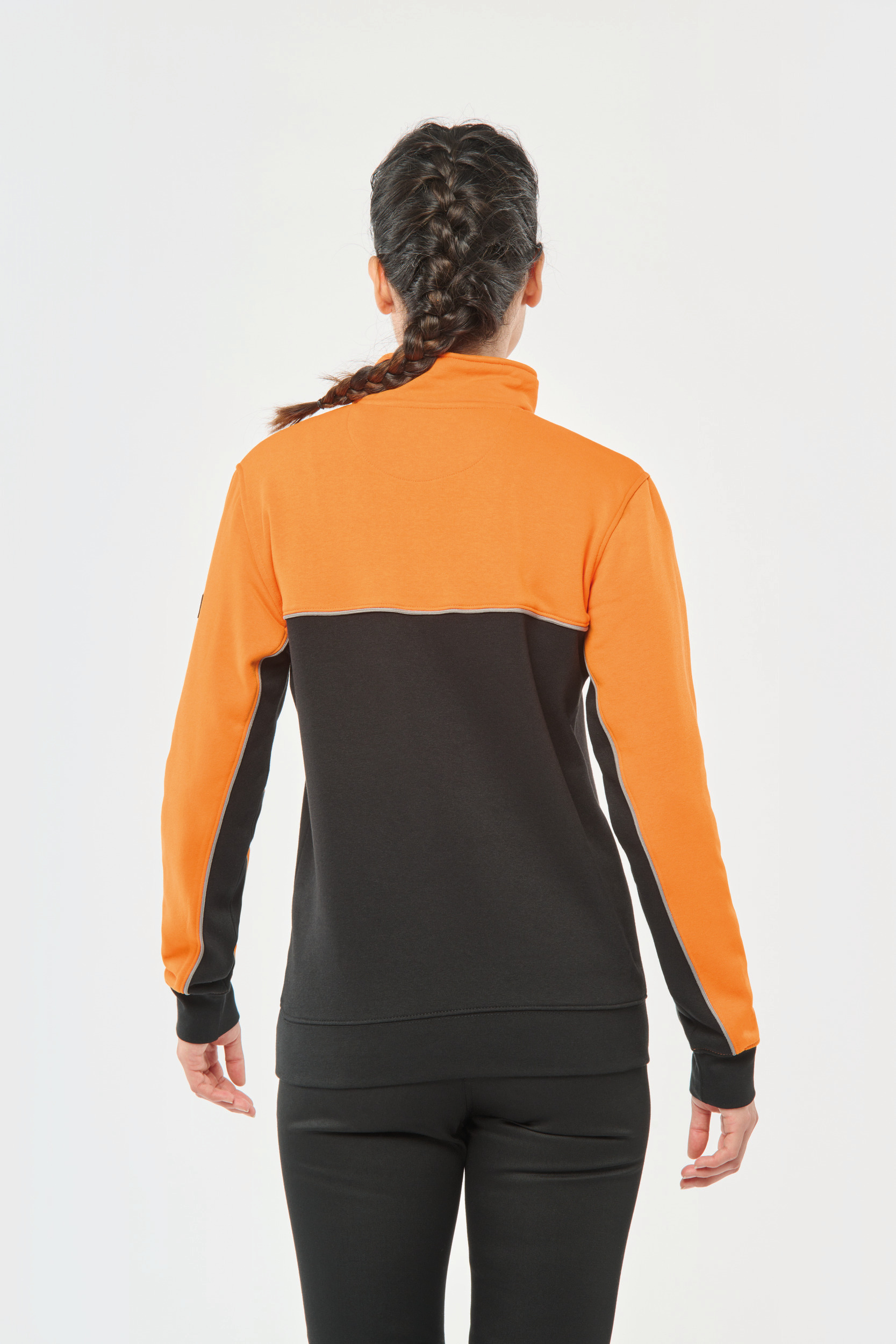 Wk. Designed To Work Sweat-shirt écoresponsable col zippé unisexe WK404 – Image 3