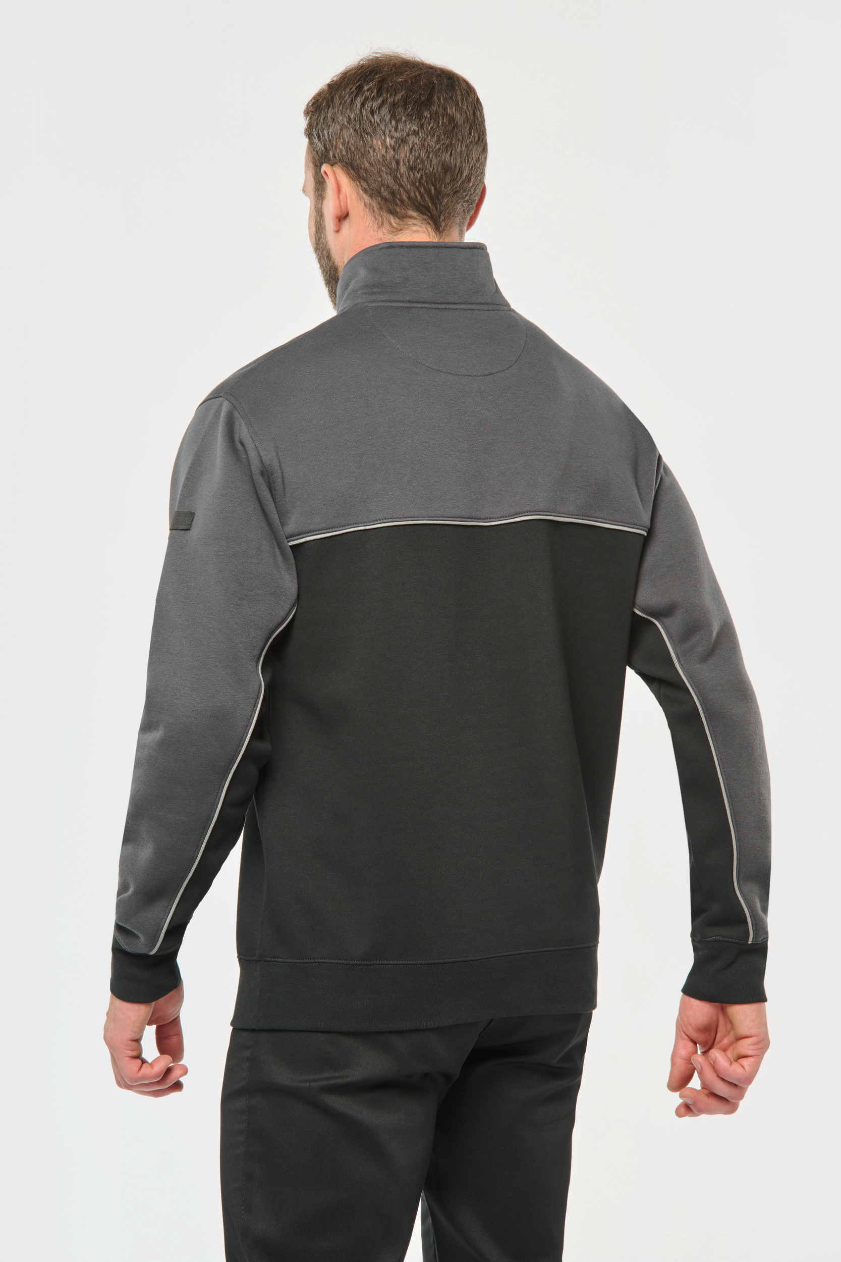 Wk. Designed To Work Sweat-shirt écoresponsable col zippé unisexe WK404 – Image 5