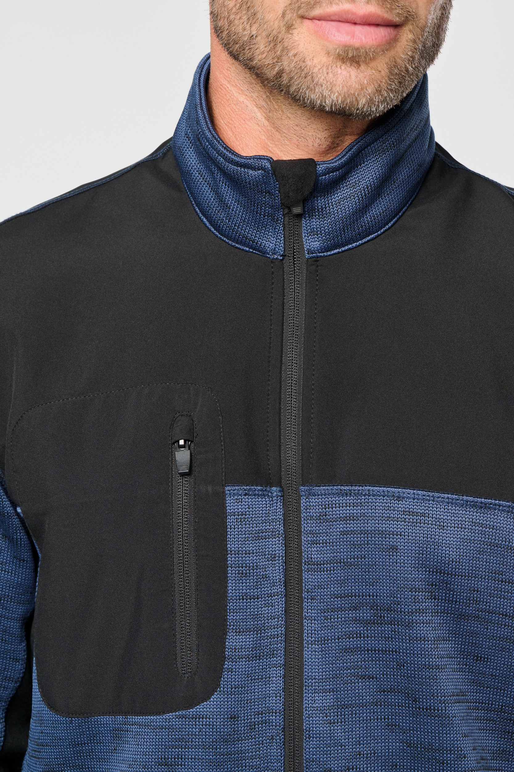 Wk. Designed To Work Veste recyclée en polytricot homme WK9108 – Image 3