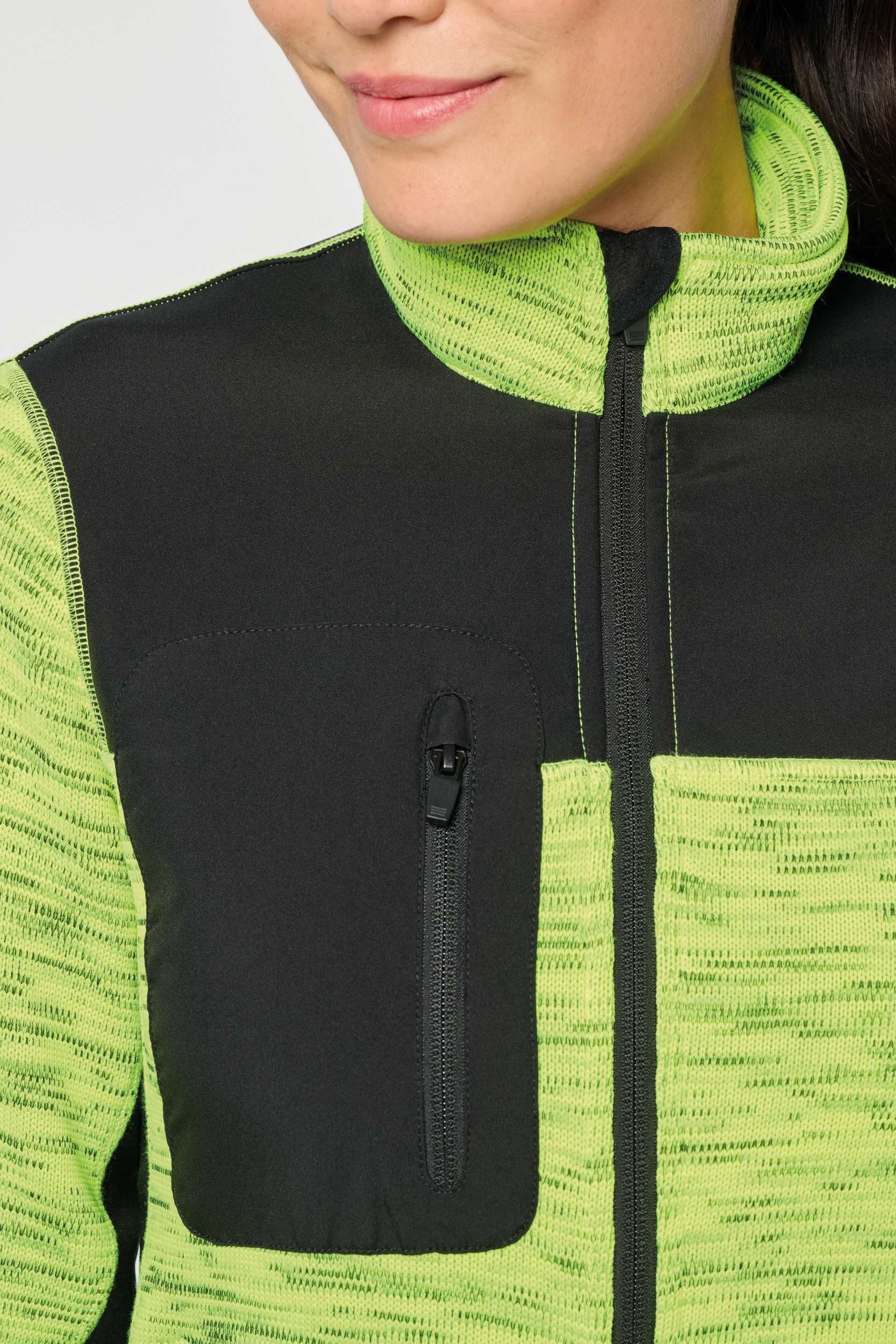 Wk. Designed To Work Veste recyclée en polytricot femme WK9109 – Image 3